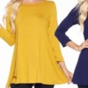 Women's Flowy 3/4 Sleeve Top